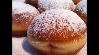 Berliner Selber Machen  Selbstgemachte Berliner Krapfen Pfannkuchen Rezept [upl. by Yrokcaz]