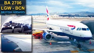 TRIP REPORT  British Airways  LONDRES  BARCELONA  Airbus A319 [upl. by Savvas339]