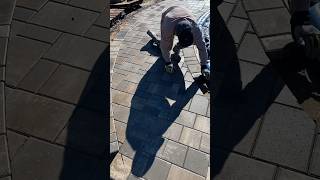 Fast way to Cut Paver Patio [upl. by Adnaugal]