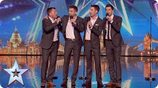 Sneaky peek Will family foursome The Neales be in perfect harmony  Britains Got Talent 2015 [upl. by Aener781]