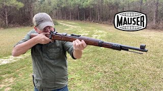 Shooting a German Kar98kK9898k Mauser [upl. by Oeniri]