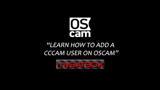 How to Add an CCcam User In Oscam [upl. by Akerehs]