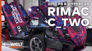 Rimac CTwo 2000 PS ElektroSupersportwagen mit 412 kmh  Das Hypercar aus Kroatien  Drive Doku [upl. by Gagnon433]