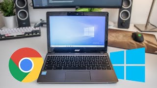 Install Windows Or Any OS on a Chromebook 2022 [upl. by Eivad]