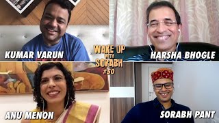 HARSHA BHOGLE IS HERE w Anu Menon amp KV  Wake Up With Sorabh [upl. by Nert]