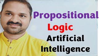 Propositional Logic in Artificial Intelligence in Hindi  Knowledge Representation [upl. by Nilrak]