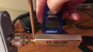 Checking The Temperature Of The RTLSDRCOM Dongle While Using SDR Angel [upl. by Egrog]