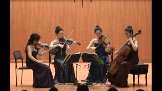 YUL String Quartet  Bartok String Quartet No4 [upl. by Enelaj]