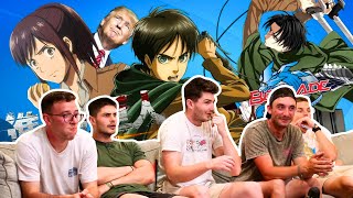 ONE OF OUR MOST REQUESTED VIDEOSAttack on Titan IN 9 MINUTES  REACTION [upl. by Siravaj506]