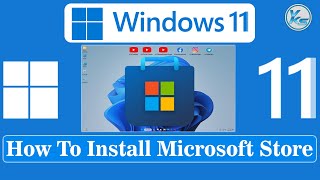 ✅ How to Install Microsoft Store in Windows 11 [upl. by Atiuqehc]