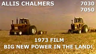 1973 Allis Chalmers 7030 7050 Tractors Movie [upl. by Zamora]