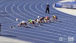 U13 Boys 100m  Final 1  Asics Australian Little Athletics Championships [upl. by Sender]