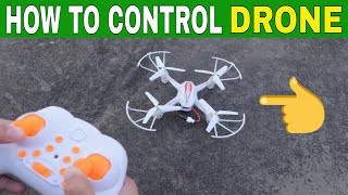 HOW TO CONTROL RC DRONE  HOW TO FLY A DRONE  HOW TO CONTROL REMOTE CONTROL DRONE [upl. by Ney]