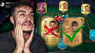 Ich erstelle das kleinste FIFA 22 FUT Draft Team [upl. by Akemat544]