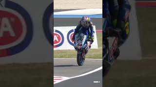 Where did Toprak do this stoppie earlier in 2023 🏍  WorldSBK [upl. by Yrtua337]