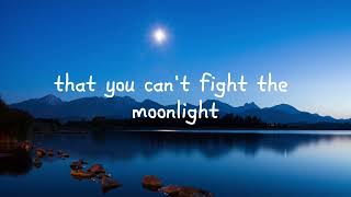 CANT FIGHT THE MOONLIGHT  LEANN RIMES lyrics karaoke [upl. by Atsilac]