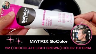 How to Be Coloring Your Own hair amp Root touch Up By matrix SoColor 5m NnilofarUsVlog [upl. by Hsitirb409]