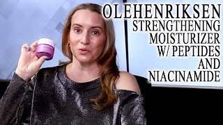 OLE HENRIKSEN Strength Trainer Peptide Moisturizer Strengthening Moisturizer Review Dupes amp How to [upl. by Leamse116]