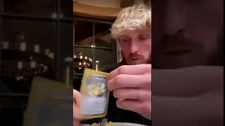 Logan Paul reaction to fake Pokémon card [upl. by Girhiny]