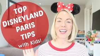 TOP DISNEYLAND PARIS TIPS with KIDS  EMILY NORRIS [upl. by Mlawsky]