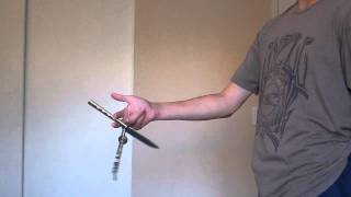 Balisong Tutorial Full Twirl Intermediate [upl. by Wendye]