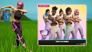 Harmonizer Skin Gameplay  Review in Fortnite Press Play Set [upl. by Enrak]