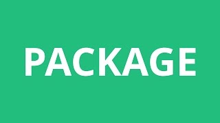 How To Pronounce Package  Pronunciation Academy [upl. by Rodina]