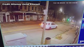 Attorney for bar owner releases video of police car crashing into BarPM in south St Louis [upl. by Nylirrej]