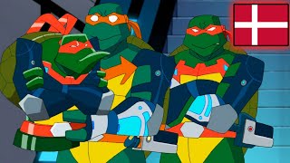 Ninja Turtles Tidsrejsen Dansk 🇩🇰 Sæson 6 Afsnit 9 🌘 Flyv mig op til Månen  tegnefilm [upl. by Nollahs]