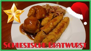 BESTES Weihnachtsgericht Panierte Schlesische Bratwurst 27K [upl. by Inafit]