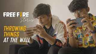 Throwing Things At The Wall Ft Two Side Gamers  Full Video  Free Fire Stories [upl. by Malone509]