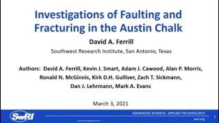 AAPG PSGD WebinarQampA David Ferrill presents Faulting and Fracturing in the Austin Chalk [upl. by Enyedy]