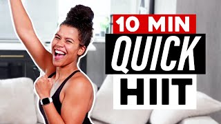 10 Minute Fat Burning Cardio Workout  At home No Jumping Quiet [upl. by Eibloc546]