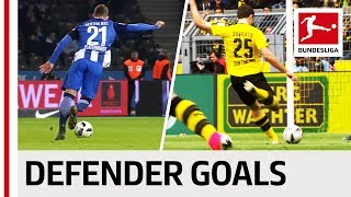 Top 10 Defender Goals 201617 Season  Rockets and Wonder Goals from Sokratis Alaba Süle amp Co [upl. by Rednazxela]