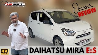 Daihatsu Mira eS Review  Omer Arshad  Bamwheels [upl. by Ahsilam]