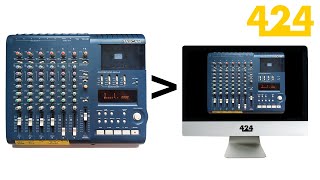 TASCAM PORTASTUDIO 4TRACK Cassette Recorder How to Bounce Tracks  424recordingcom [upl. by Nelly817]