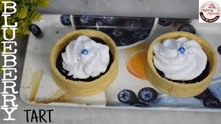 Tart recipe  Eggless blueberry tart recipe  Melting Moments [upl. by Hsac]