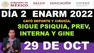 DIA 2 ENARM 2022 EN VIVO  AGUAS CON PSIQUIA [upl. by Crudden]