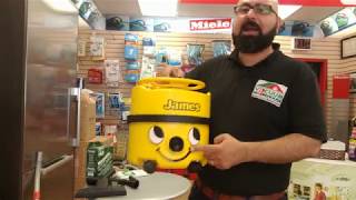 Numatic James Vacuum Cleaner Demo and Review Vacuum Warehouse [upl. by Ahso]