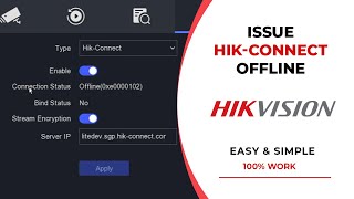 How to Solve Hik Connect Offline Issue  Hikvision [upl. by Mayer]