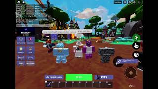 Joining Text Clan in Roblox Bedwars [upl. by Mulac110]