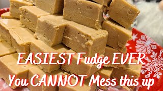 ONLY 2 Ingredient PEANUT BUTTER FUDGE in 5 minutes  Easiest Fudge Ever [upl. by Driskill213]