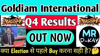 Goldiam International q4 results 2024  goldiam International share latest news [upl. by Suneya546]