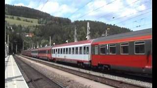 Semmeringbahn zwei ÖBB ICs 29062007 [upl. by Eelyme]