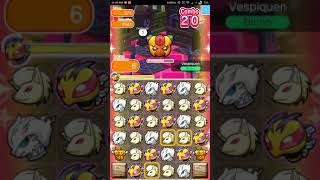 Pokémon Shuffle  Vespiquen S Rank Itemless Stage 371 [upl. by Welch]