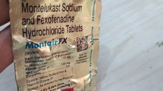 Montair Fx Tablet Uses  Montelukast Sodium amp Fexofenadine Hydrochloride Tablet [upl. by Erdnad213]