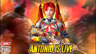 Solo vs Squad  Antonio is live PUBG mobile  get free uc  Custom Rooms [upl. by Latterll]