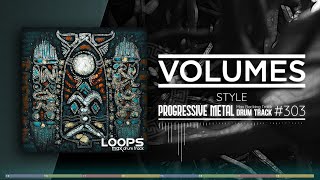 Progressive Metal Drum Track  Volumes Style  180 bpm [upl. by Madanhoj]