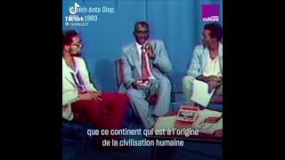 Cheikh Anta Diop RFO 1983 [upl. by Noemys]