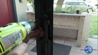 Ho to Install A Custom Double Retractable Screen Door  In Depth  2018 [upl. by Camilia]